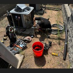 AZ Dynamic Builders - 3.5 Ton Condenser installation.