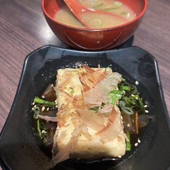 Izakaya Yoki - Miso soup and agedashi tofu - Japanese Near Me - San Francisco, California Izakaya Yoki - Miso soup and agedashi tofu - Japanese Near Me - San Francisco, California