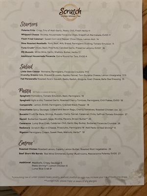 Menu photo 6 Scratch Beaufort, SC Menu photo 6 Scratch Beaufort, SC