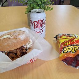 Pulled pork sandwich special Pulled pork sandwich special