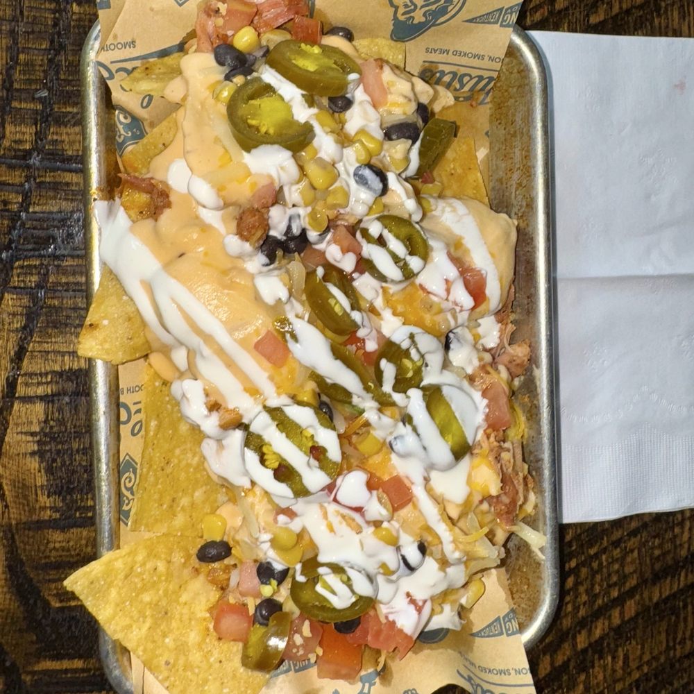 Smoke Justis - Smoked chicken nachos - Bars Near Me - Covington, Kentucky Smoke Justis - Smoked chicken nachos - Bars Near Me - Covington, Kentucky