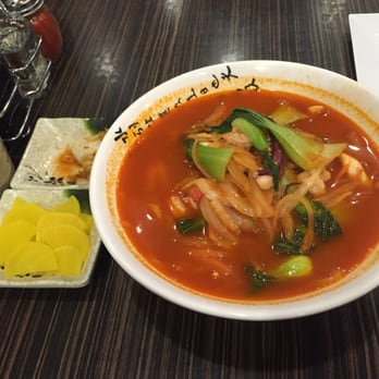 Shanghai Mong - Tasty soup & chewy noodles. Pretty decent. Usually comes with mussel too but I asked them not to put it. - Korean Near Me - New York, New York Shanghai Mong - Tasty soup & chewy noodles. Pretty decent. Usually comes with mussel too but I asked them not to put it. - Korean Near Me - New York, New York