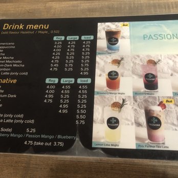 Passion8 Dessert Cafe - Back of menu~ - Desserts Near Me - Vancouver, British Columbia Passion8 Dessert Cafe - Back of menu~ - Desserts Near Me - Vancouver, British Columbia