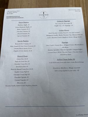 Menu photo 6 Sugar & Cream Cafe Los Alamos, NM
