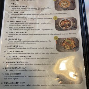 Marigold Indian Cuisine - Main course menu - Indian Near Me - Bloomington, California Marigold Indian Cuisine - Main course menu - Indian Near Me - Bloomington, California