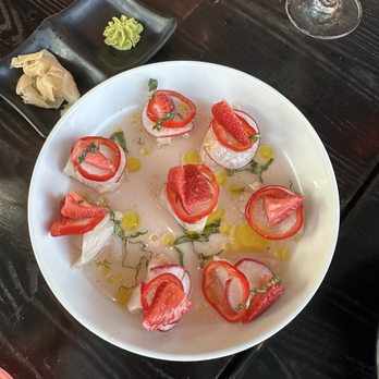 Bamboo Sushi - Yellowtail Crudo - Sushi Bars Near Me - San Ramon, California Bamboo Sushi - Yellowtail Crudo - Sushi Bars Near Me - San Ramon, California