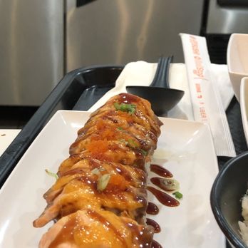 RollStop - Baked Salmon over California Roll - Japanese Near Me - San Pedro, California