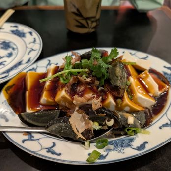 Taiwanese Gourmet - Century egg and tofu - Taiwanese Near Me - Elmhurst, New York Taiwanese Gourmet - Century egg and tofu - Taiwanese Near Me - Elmhurst, New York