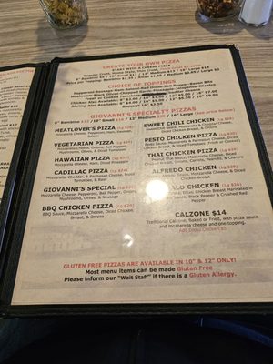 Menu photo 4 Giovanni's Pizza and Pasta Menifee, CA Menu photo 4 Giovanni's Pizza and Pasta Menifee, CA