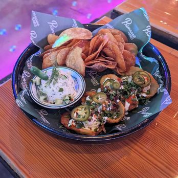 Primrose Lanes - Potato Skins w/ jalapeno cream cheese - Bowling Near Me - Orlando, Florida