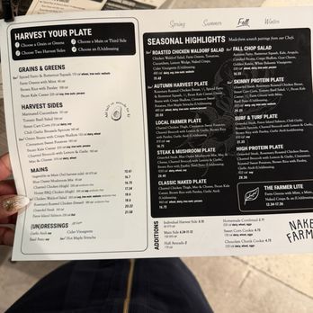 Naked Farmer - Menu - New American Near Me - Ft. Lauderdale, Florida Naked Farmer - Menu - New American Near Me - Ft. Lauderdale, Florida