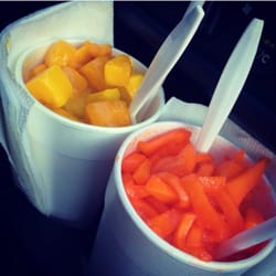 El Arcoiris - Raspa de mango y raspa de melon