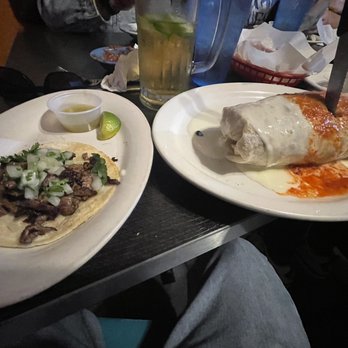 Casa Maria Mexican Grill - Asada taco and three kings burrito - Tacos Near Me - Belleville, Illinois