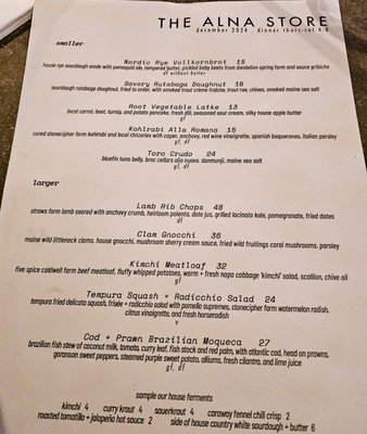 Menu photo 6 The Alna Store Alna, ME
