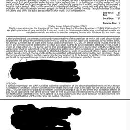 You might be asked to sign this.