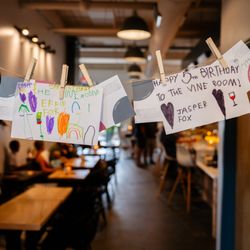 The Vine Room - Birthday Love Notes from our sweet guests :)