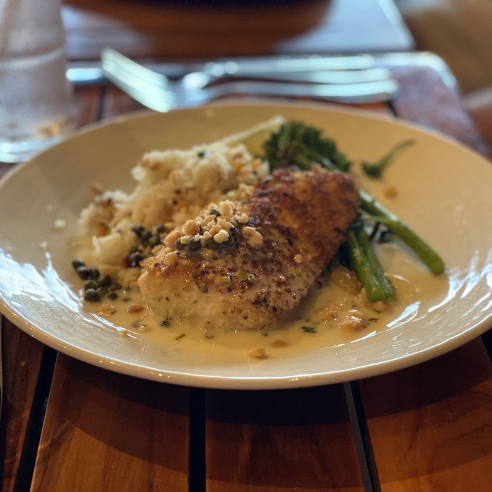 Duke's Beach House - Macadamia nut crusted Monkfish - Breakfast & Brunch Near Me - Lahaina, Hawaii Duke's Beach House - Macadamia nut crusted Monkfish - Breakfast & Brunch Near Me - Lahaina, Hawaii
