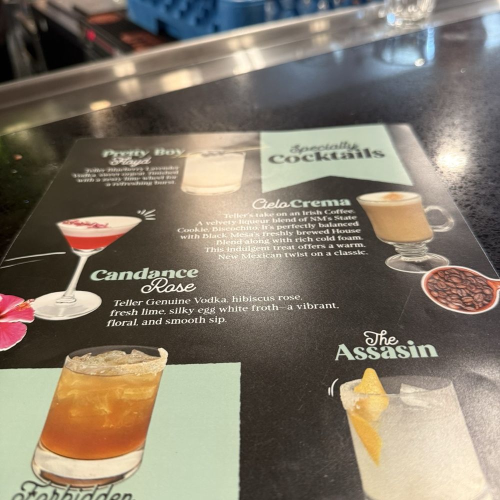 Teller - Options - Cocktail Bars Near Me - Albuquerque, New Mexico