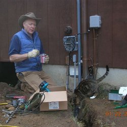 Daines Electrical Service - A curious helper!