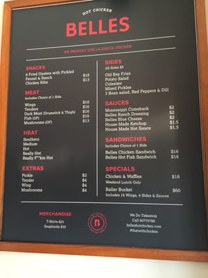 Menu photo 4 Belles Hot Chicken Fitzroy, SA Menu photo 4 Belles Hot Chicken Fitzroy, SA