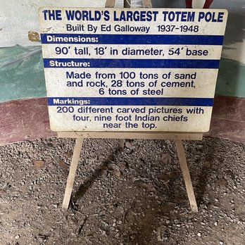 Ed Galloway's Totem Pole Park - Route 66 is where it's at with this one, worth stopping by and checking out - Art Museums Near Me - Chelsea, Oklahoma