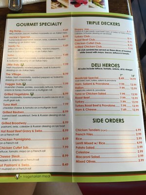 Menu photo 1 Jackie's Grillette - Montclair Montclair, NJ