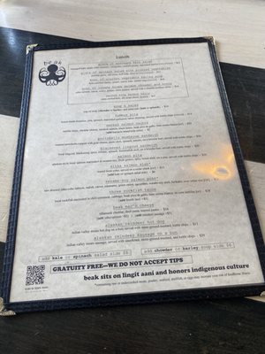 Menu photo 6 Beak Restaurant Sitka, AK Menu photo 6 Beak Restaurant Sitka, AK