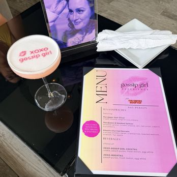 The Empire Rooftop - Menu, table setting, cocktail - Lounges Near Me - New York, New York