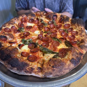 Folks Pizzeria - Costa Mesa - Pizza Pepperoni (feeds 2-3) - Pizza Near Me - Costa Mesa, California Folks Pizzeria - Costa Mesa - Pizza Pepperoni (feeds 2-3) - Pizza Near Me - Costa Mesa, California