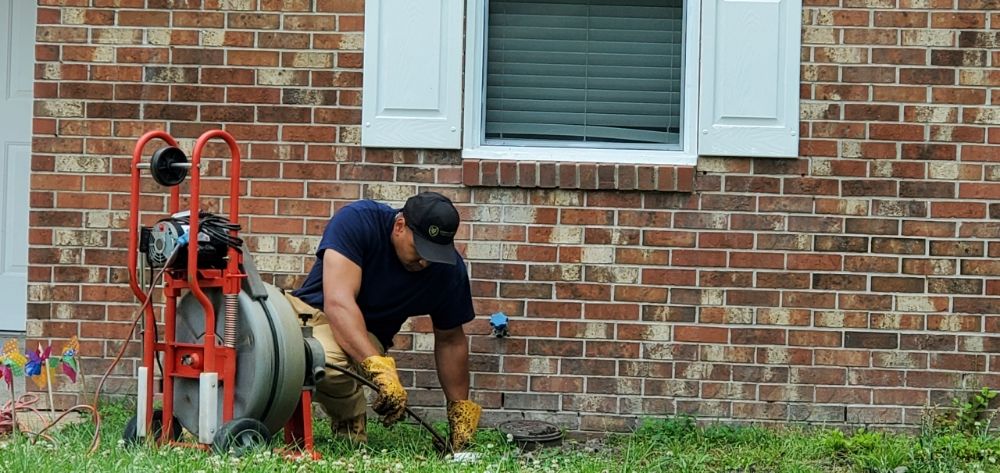 Slide of Lions Head Drain Cleaning
