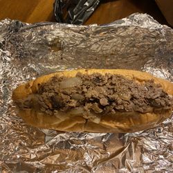 Broadway Subshop - Mushroom cheesesteak. Light sauce