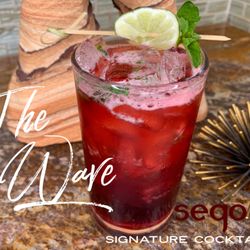 Sego Restaurant - Utah vodka, house spiced hibiscus, fresh mint, fresh lime, splash of sprite