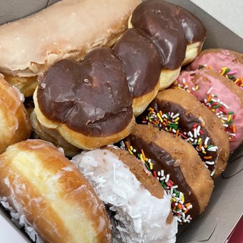 Donut Town - a variety of donuts in a box - Donuts Near Me - Garden Grove, California