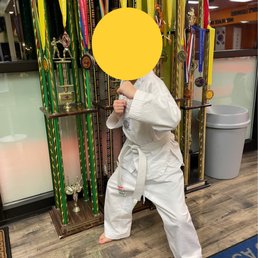 Students learn principles of taekwondo such as respect, discipline, and confidence.