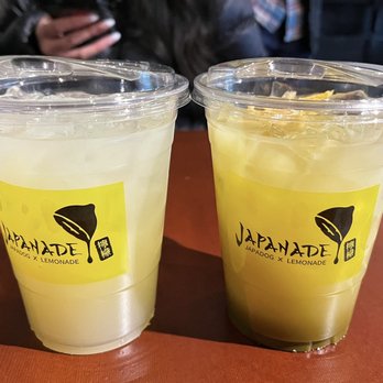 Japadog - Japanade (original and yuzu matcha lemonades) - Japanese Near Me - Vancouver, British Columbia Japadog - Japanade (original and yuzu matcha lemonades) - Japanese Near Me - Vancouver, British Columbia