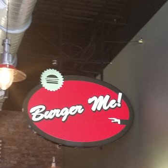 Burger Me! - logo hanging inside - American Near Me - Reno, Nevada Burger Me! - logo hanging inside - American Near Me - Reno, Nevada