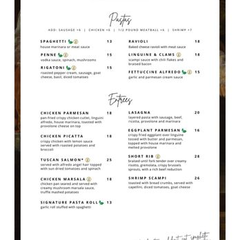 Bucci’s Italian Scratch Kitchen - Pasta and entrée menu - Italian Near Me - Marion, Ohio Bucci’s Italian Scratch Kitchen - Pasta and entrée menu - Italian Near Me - Marion, Ohio