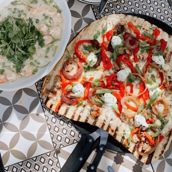Bar 'Cino - Sausage pizza and risotto - Italian Near Me - Brookline, Massachusetts