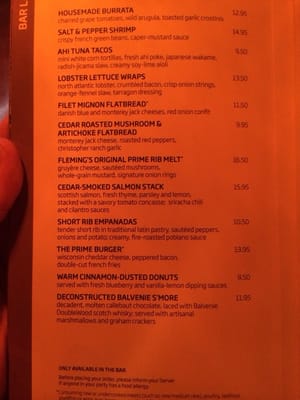 Menu photo 8 Fleming’s Prime Steakhouse & Wine Bar Tulsa, OK