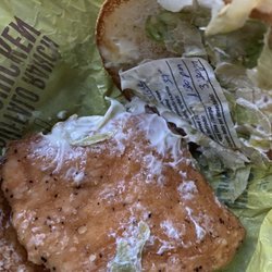 McDonald's - McChicken & lettuce label