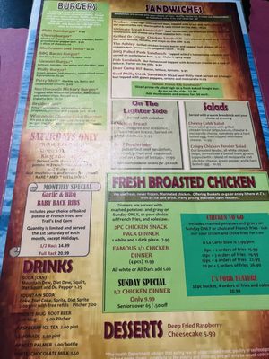 Menu photo 1 Z's Fork Horners Gleason, WI Menu photo 1 Z's Fork Horners Gleason, WI