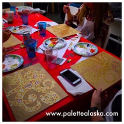 Palette - Octopus on birch wood!