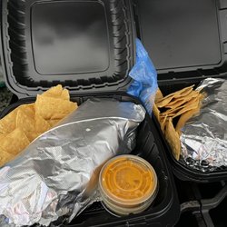 Comes with chips and salsas
