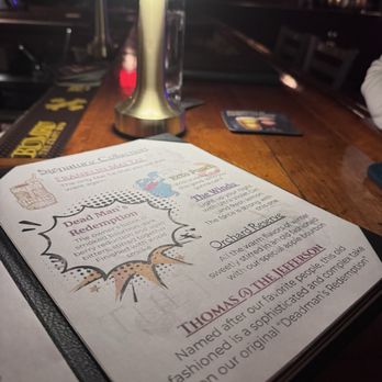 Jefferson Speakeasy - Only one page of the menu. - Cocktail Bars Near Me - Warwick, Rhode Island Jefferson Speakeasy - Only one page of the menu. - Cocktail Bars Near Me - Warwick, Rhode Island