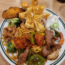 Golden Wok Buffet - My plate