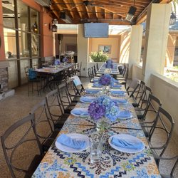 Dvine Mediterranean Experience - Brea - Tables set