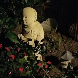 Round Pond Art Gallery and Shoppe - Buddhist Monk statue from Round Pond Art Gallery & Shoppe