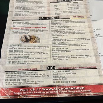 Anchor Bar - Chicken Wings Near Me - Buffalo, New York Anchor Bar - Chicken Wings Near Me - Buffalo, New York