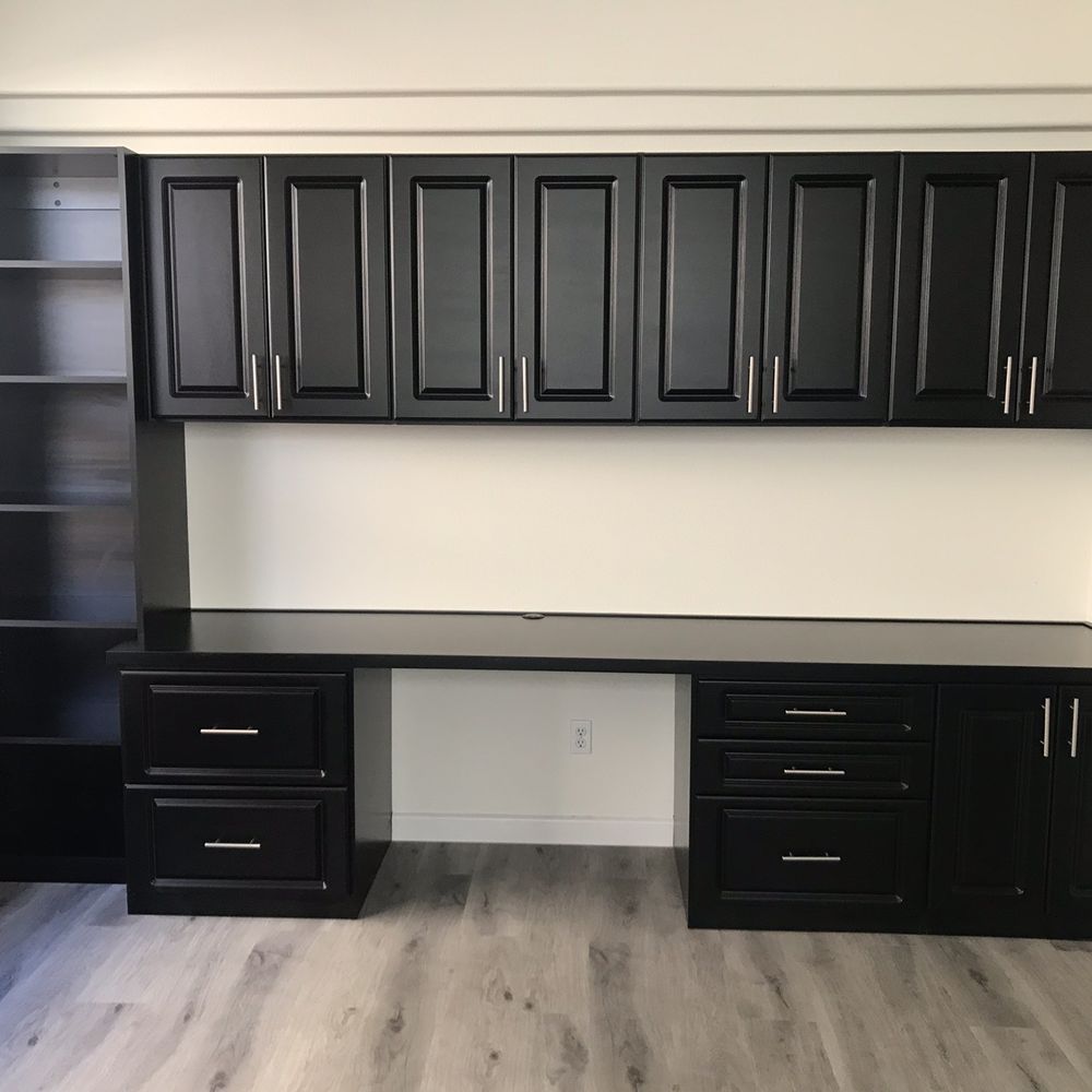 Closet & Storage Concepts - Desk and bookcase built-in - Home Organization Near Me - Henderson, Nevada Closet & Storage Concepts - Desk and bookcase built-in - Home Organization Near Me - Henderson, Nevada