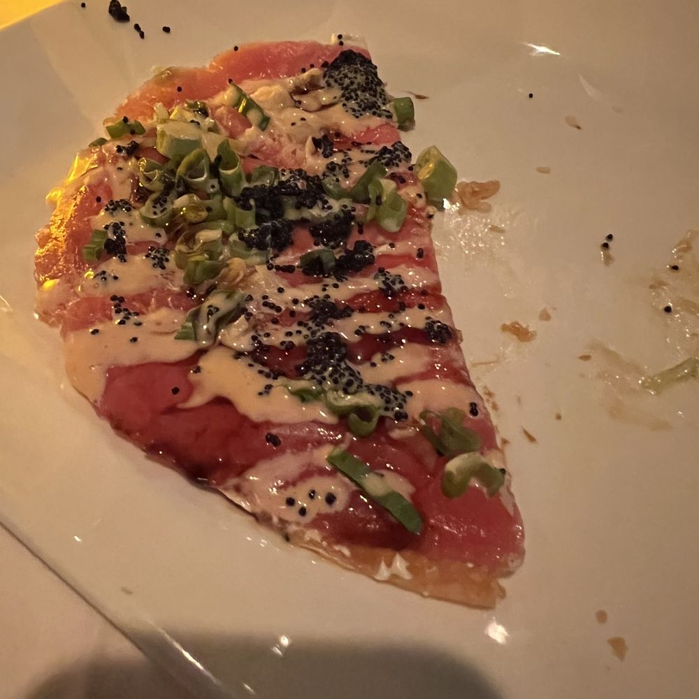 Cafe Maxx - Tuna Sashimi Pizza - Seafood Near Me - Pompano Beach, Florida Cafe Maxx - Tuna Sashimi Pizza - Seafood Near Me - Pompano Beach, Florida
